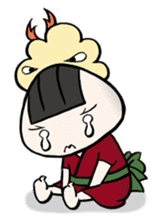 Prawn Tempura Omusubi Girl sticker #437871