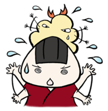 Prawn Tempura Omusubi Girl sticker #437872