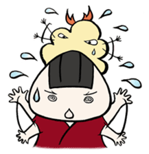 Prawn Tempura Omusubi Girl sticker #437872