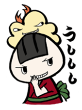 Prawn Tempura Omusubi Girl sticker #437878