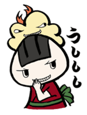 Prawn Tempura Omusubi Girl sticker #437878
