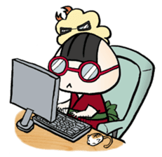 Prawn Tempura Omusubi Girl sticker #437882