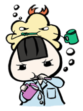 Prawn Tempura Omusubi Girl sticker #437883