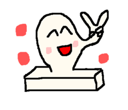 The rice cake which swelled out sticker #438249