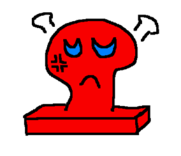 The rice cake which swelled out sticker #438250