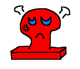 The rice cake which swelled out sticker #438250