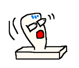 The rice cake which swelled out sticker #438251