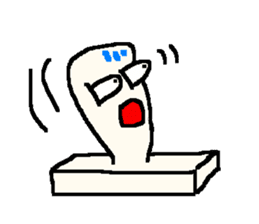 The rice cake which swelled out sticker #438251