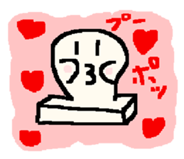 The rice cake which swelled out sticker #438252