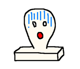 The rice cake which swelled out sticker #438256