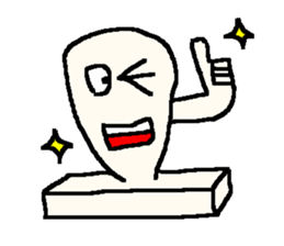 The rice cake which swelled out sticker #438259