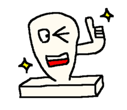 The rice cake which swelled out sticker #438259