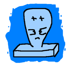 The rice cake which swelled out sticker #438266