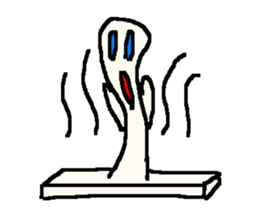 The rice cake which swelled out sticker #438275