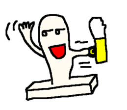 The rice cake which swelled out sticker #438278