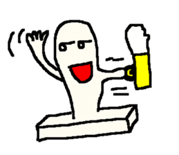 The rice cake which swelled out sticker #438278