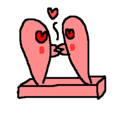 The rice cake which swelled out sticker #438280