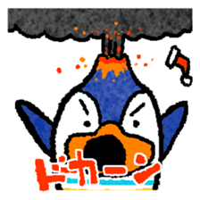 osaka penguin pe-yan  anger and apology sticker #438569