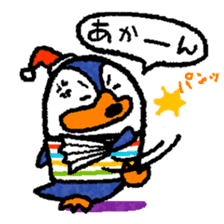 osaka penguin pe-yan  anger and apology sticker #438581