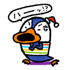 osaka penguin pe-yan  anger and apology sticker #438582