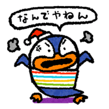 osaka penguin pe-yan  anger and apology sticker #438583