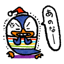 osaka penguin pe-yan  anger and apology sticker #438588