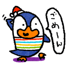 osaka penguin pe-yan  anger and apology sticker #438591
