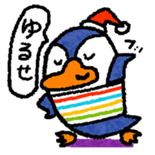 osaka penguin pe-yan  anger and apology sticker #438597