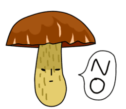 The world of a mushroom sticker #438742