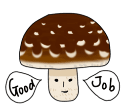 The world of a mushroom sticker #438745