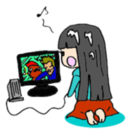 Japanese Girl Gamer sticker #438844