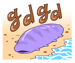sea cucumber boys & sea cucumber girls sticker #439204