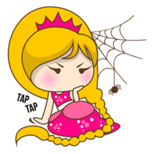 Princess Kayla, funny and charming sticker #439422