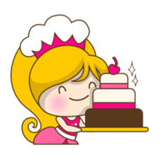 Princess Kayla, funny and charming sticker #439430