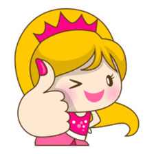 Princess Kayla, funny and charming sticker #439431