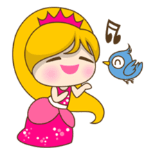 Princess Kayla, funny and charming sticker #439434