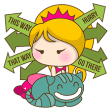 Princess Kayla, funny and charming sticker #439442