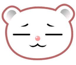 Berry, kawaii little white bear sticker #439970
