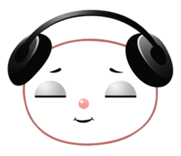 Berry, kawaii little white bear sticker #439980