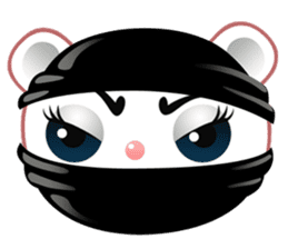 Berry, kawaii little white bear sticker #439990