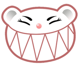 Berry, kawaii little white bear sticker #439998