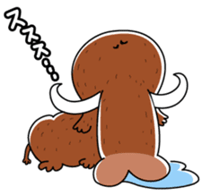 Mammoth-Kun sticker #440095