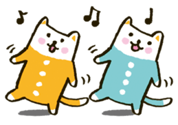 tsunagi cat of a good friend<1> sticker #440155