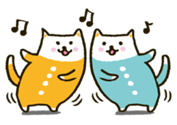 tsunagi cat of a good friend<1> sticker #440156