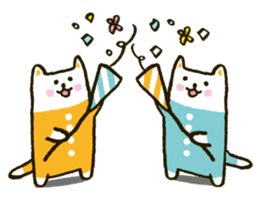 tsunagi cat of a good friend<1> sticker #440166