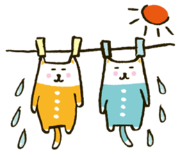 tsunagi cat of a good friend<1> sticker #440167