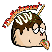 Grio of takoyaki sticker #440183