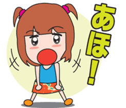 Osaka dialect girl sticker #440649