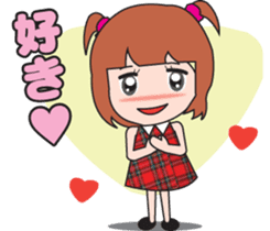 Osaka dialect girl sticker #440676