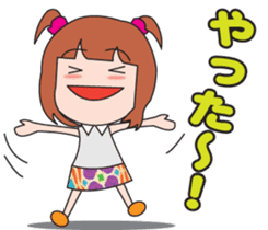 Osaka dialect girl sticker #440688